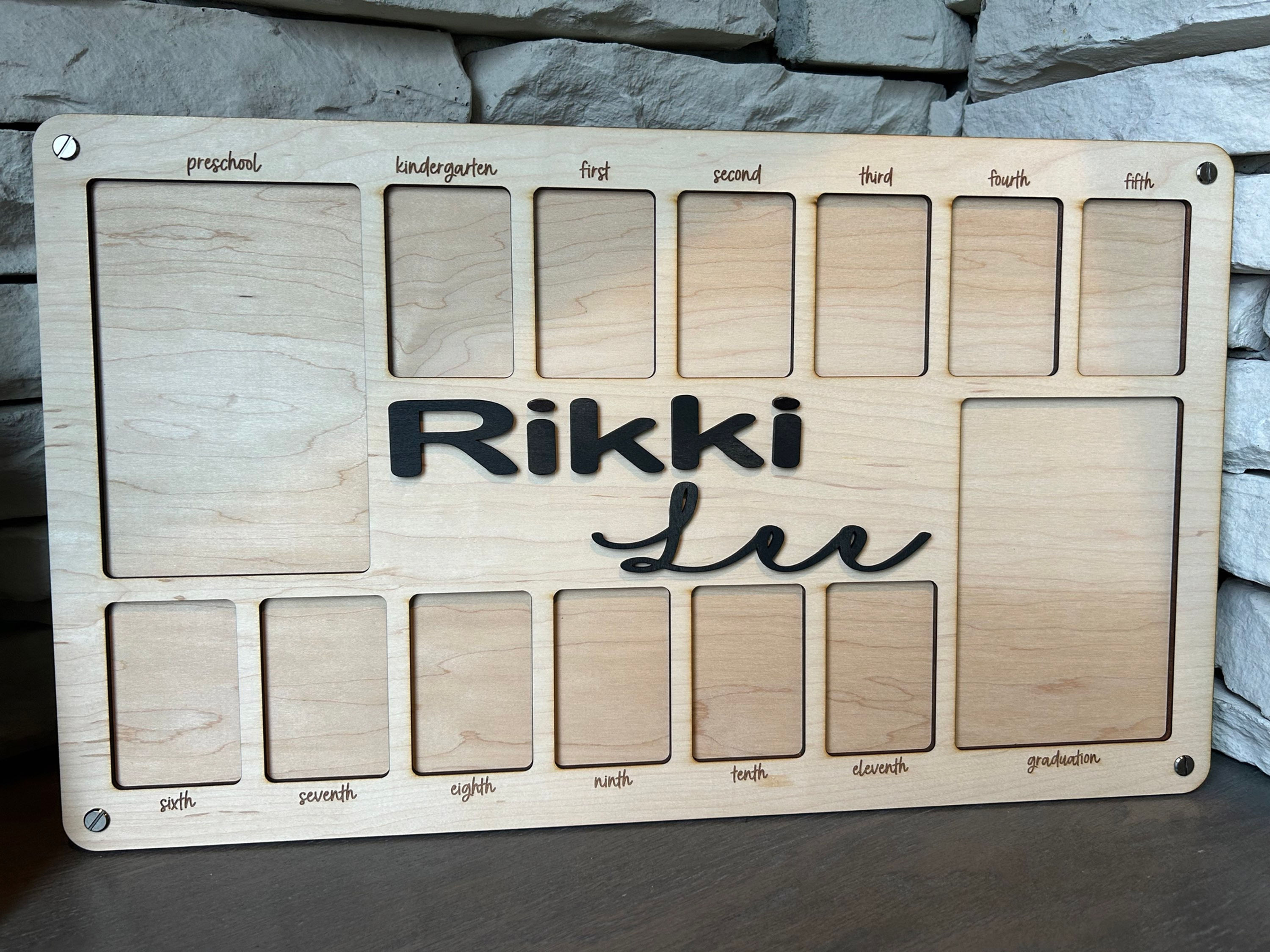 Photo frame for preschool through high school