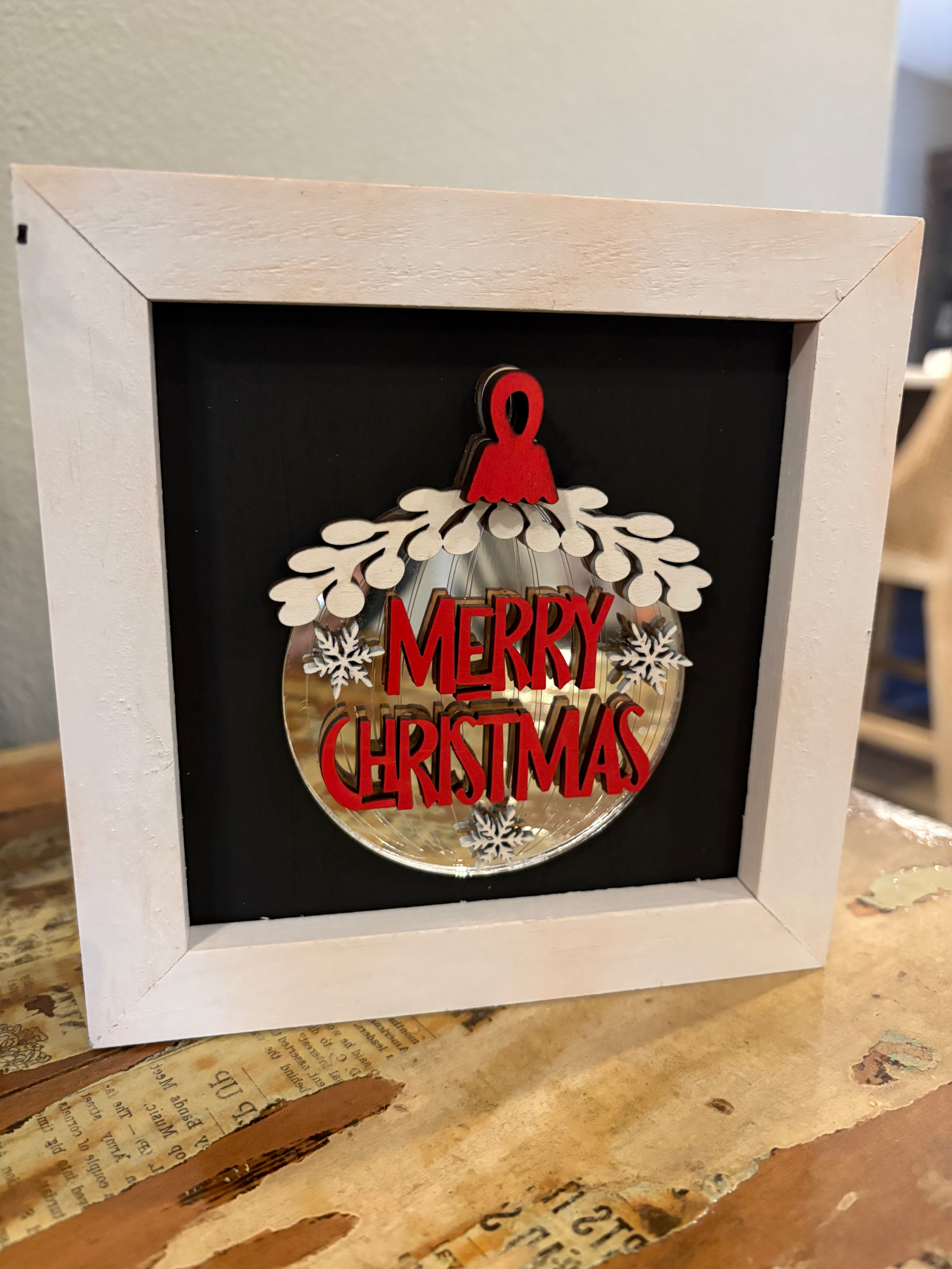 Merry Christmas Framed Art