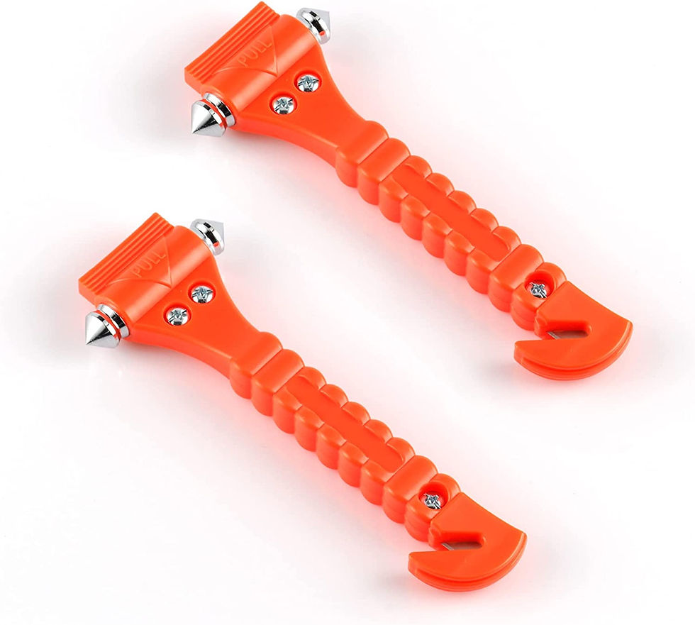 Thumbnail: 2-Pack Safety Hammer with Window Glass Hammer