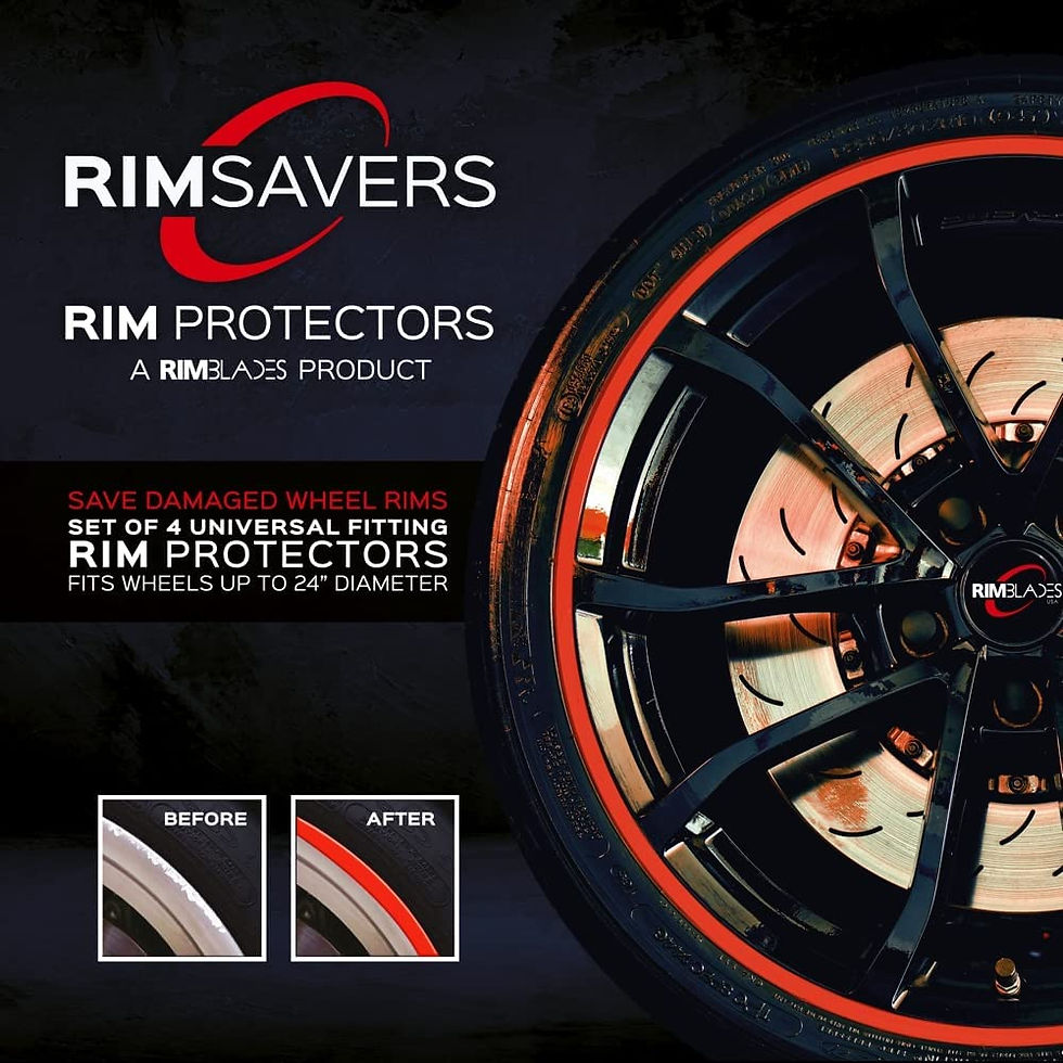 Thumbnail: RimSavers RimBlades Wheel Rim Protectors Guard 
