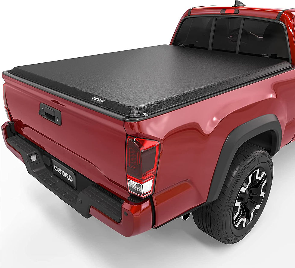 Thumbnail: Oedro Hard Tri-Fold Truck Bed Tonneau Cover 