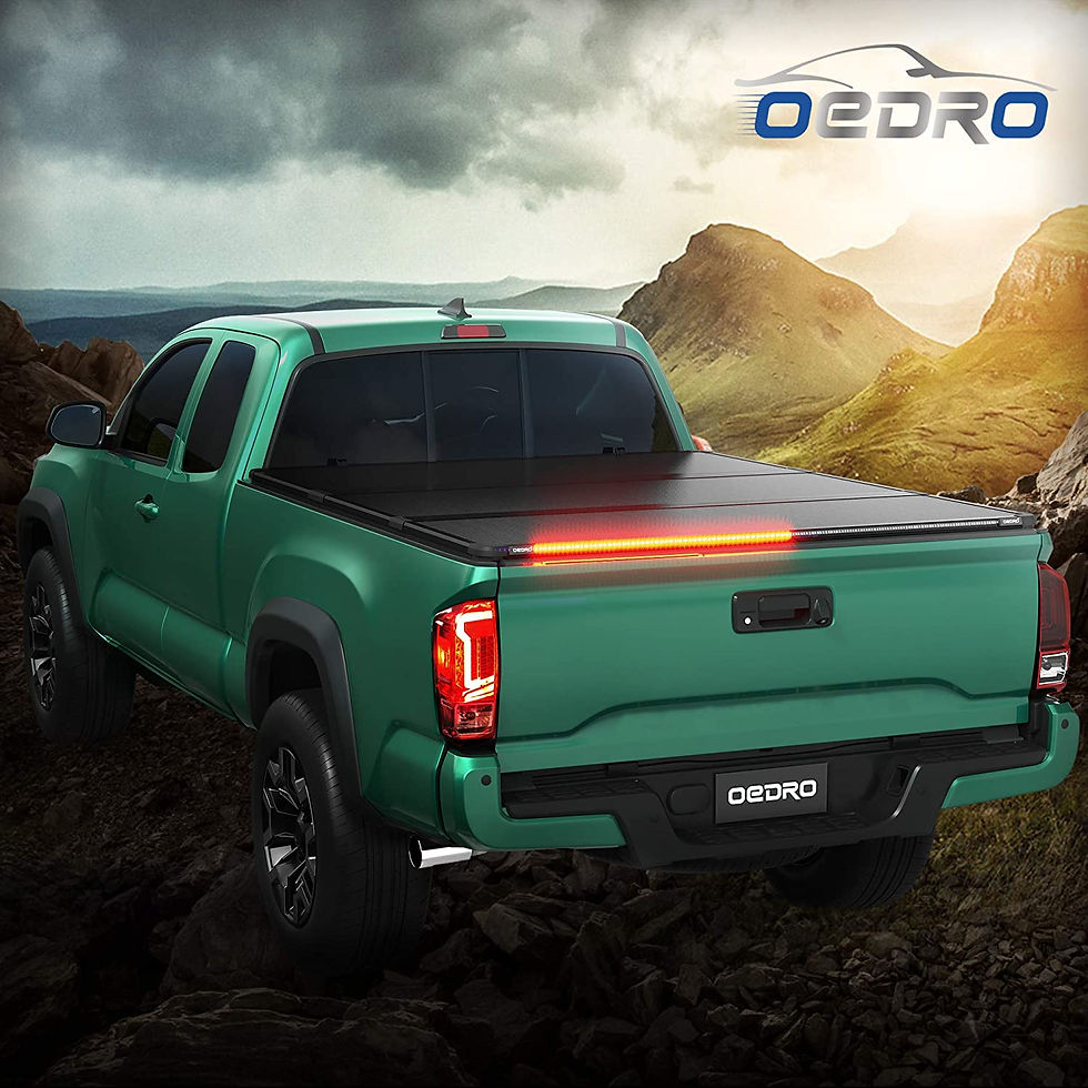 Thumbnail: Oedro Hard Tri-Fold Truck Bed Tonneau Cover 