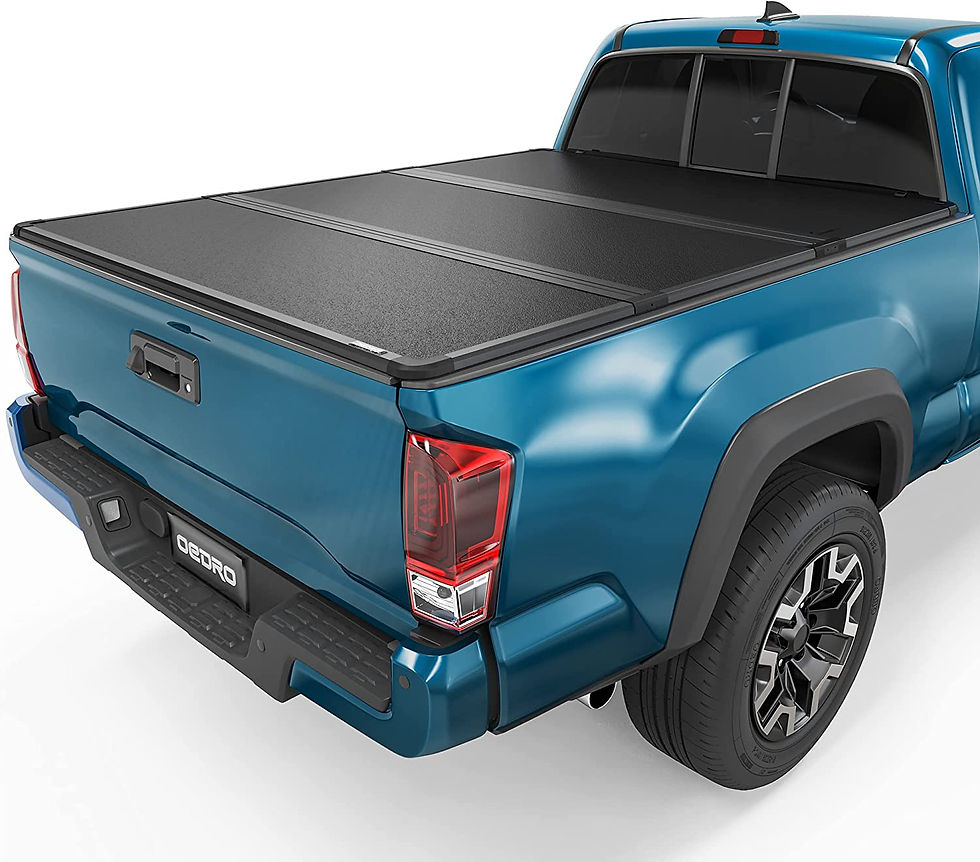 Thumbnail: Oedro Hard Tri-Fold Truck Bed Tonneau Cover 