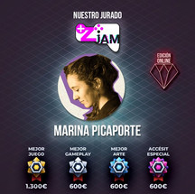 Marina Picaporte jury in the Zjam 2022