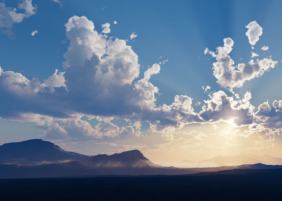 realistic cloud and atmosphere in Terragen