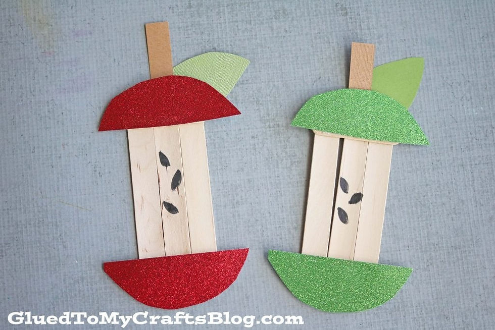 9.9.26 Popsicle Stick Apple Core