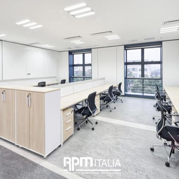 Pavimentazione in resina per uffici realizzata da RPM Italia, Vicenza