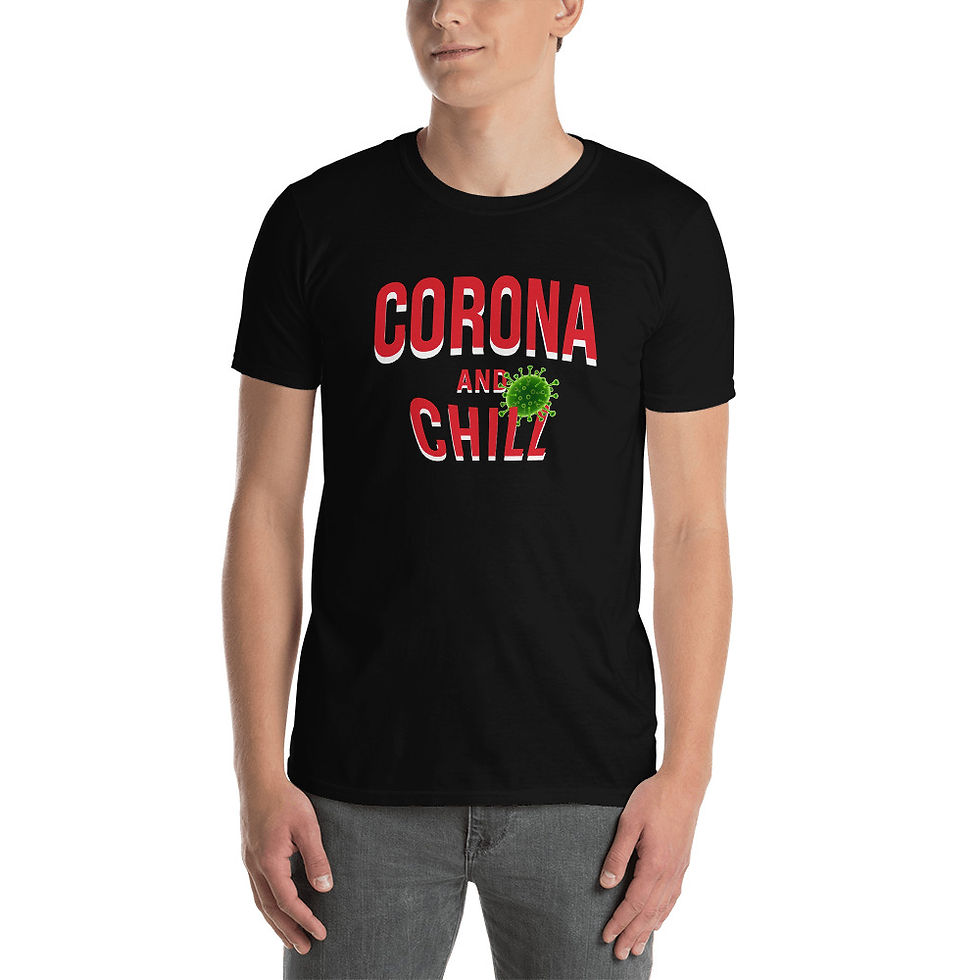 Thumbnail: Black Corona and Chill Short-Sleeve Unisex T-Shirt