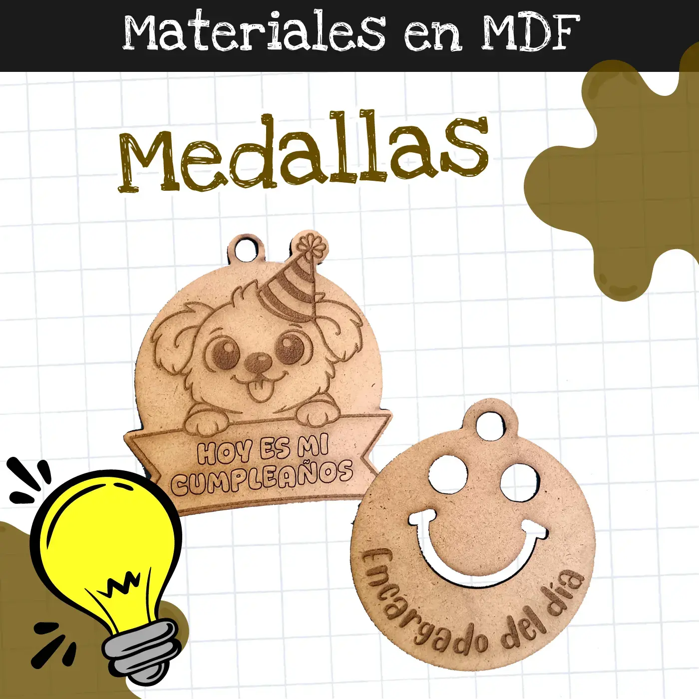 Medallas de MDF