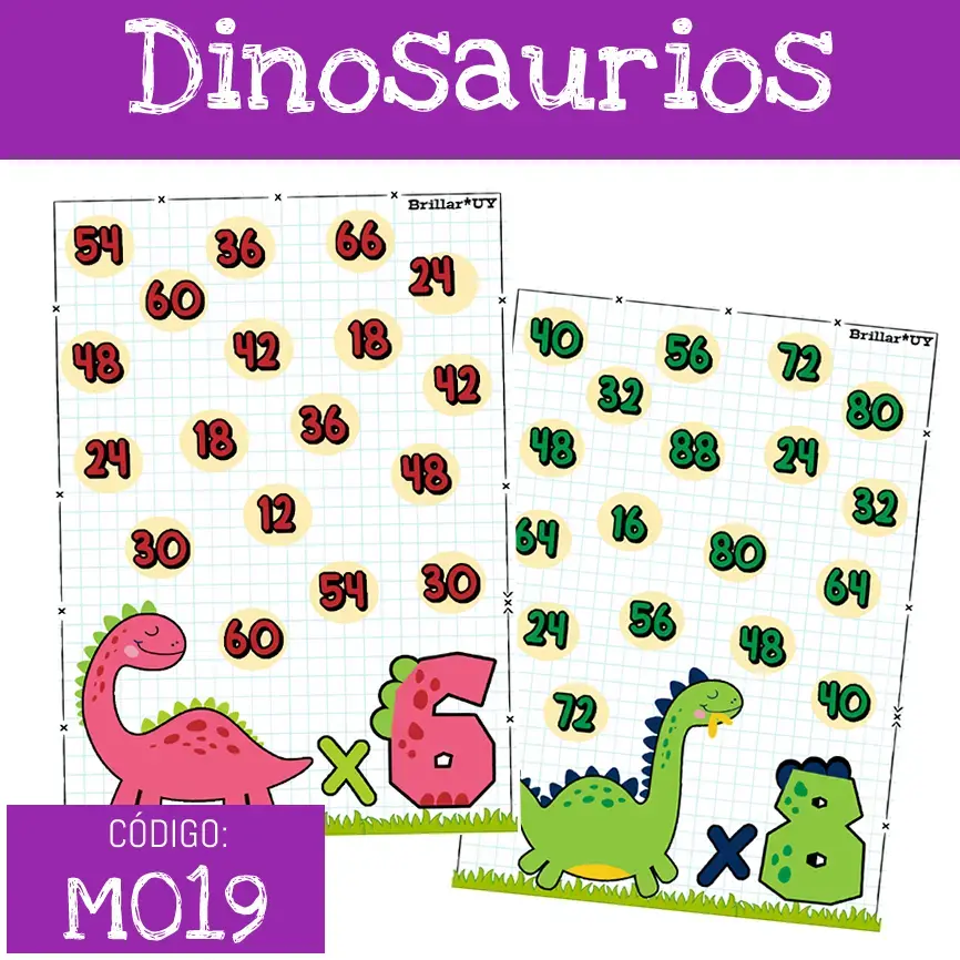 Miniatura: Tira y tapa: tablas de multiplicar