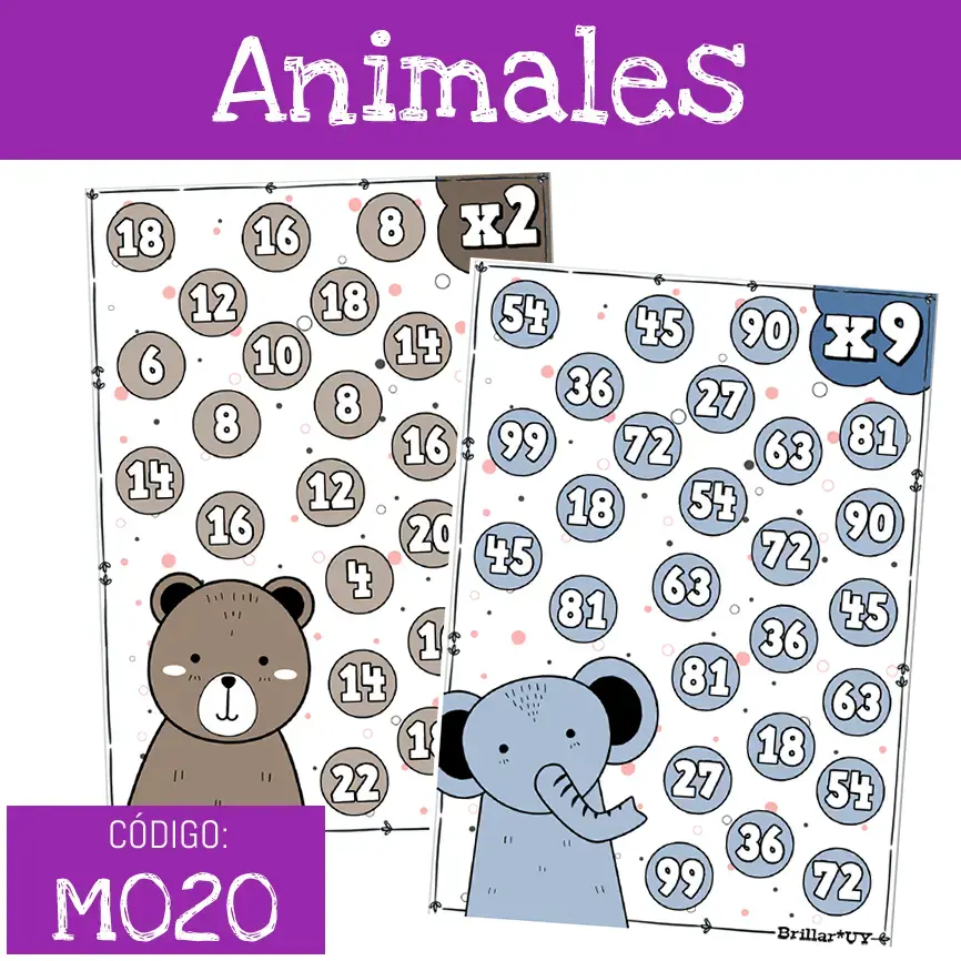 Miniatura: Tira y tapa: tablas de multiplicar