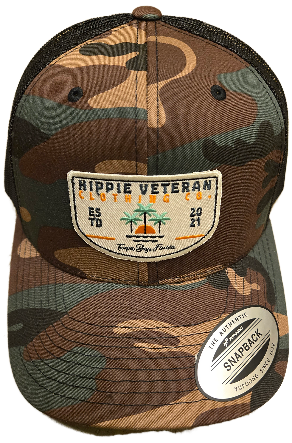 Camo Patch Snapback Trucker