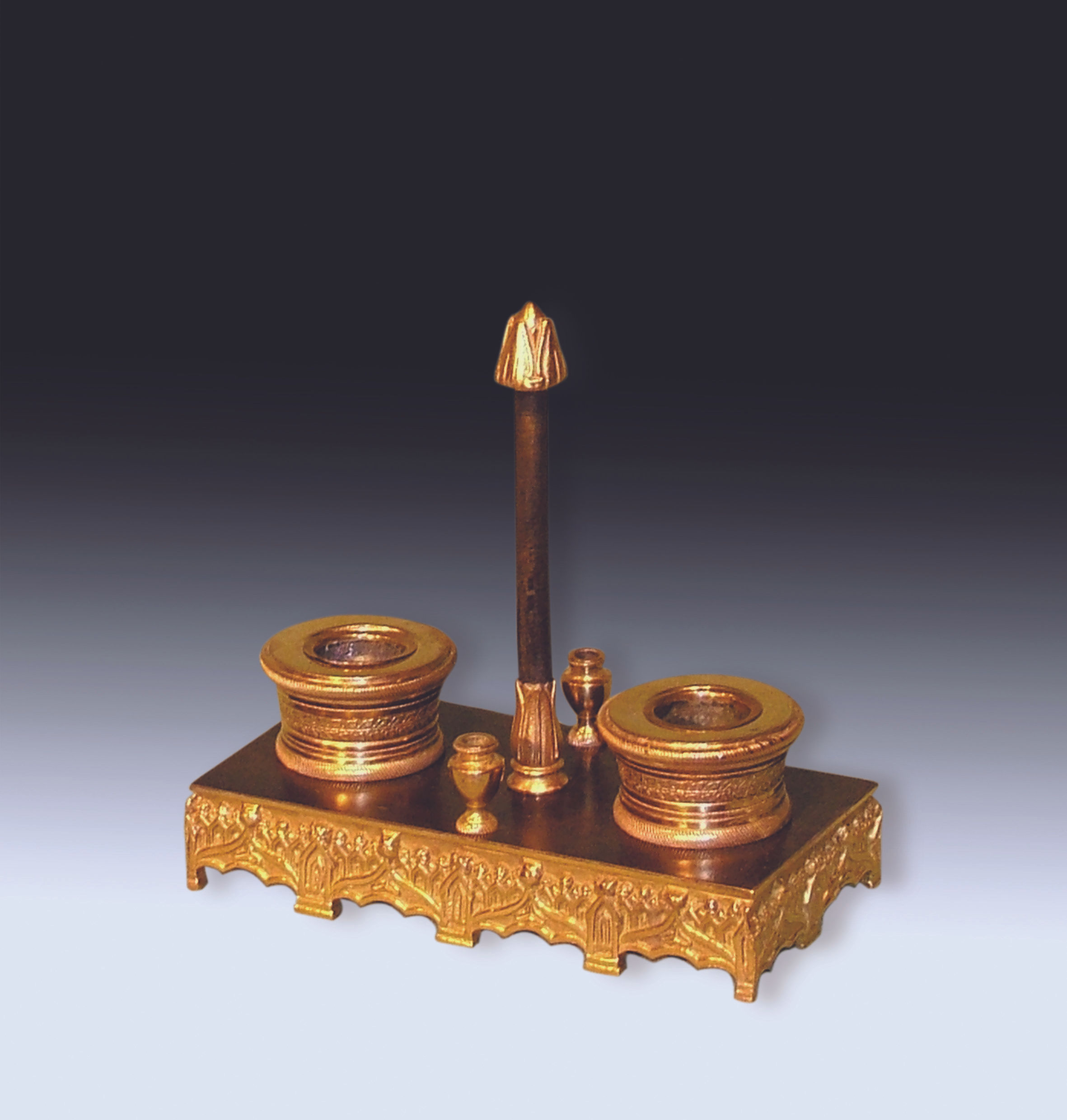 Early 19th Century Bronze and Ormolu Pentray