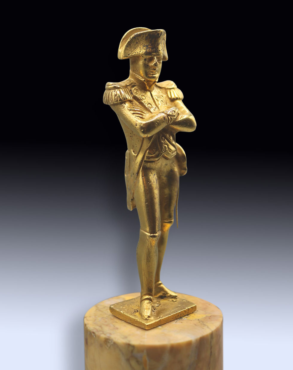 Thumbnail: A Well-Cast Mid 19th Century Ormolu Figure of Napoleon