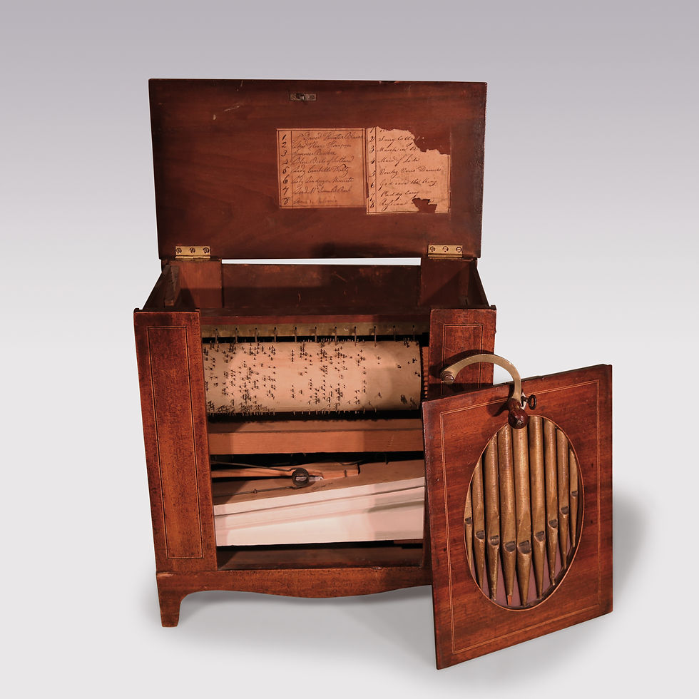 A late 18th Century Chamber Barrel-Organ