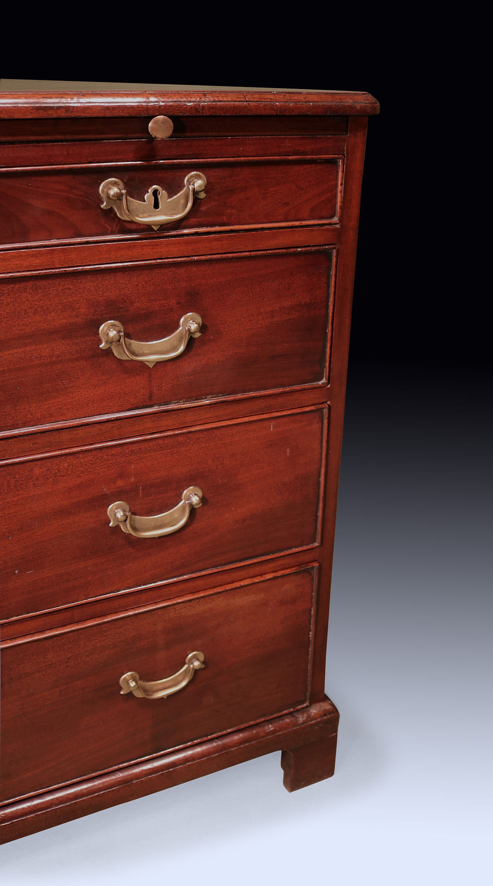 Thumbnail: Antique George II period mahogany chest of drawers