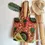 Miniature : tote bag tissu wax motif djembé suspendu