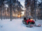 Snowmobile tours in Rovaniemi snowride lapland
