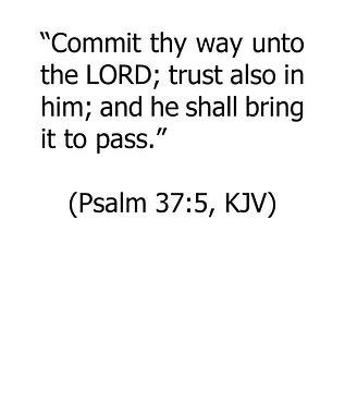 Bible Verse (Psalm 37:5)