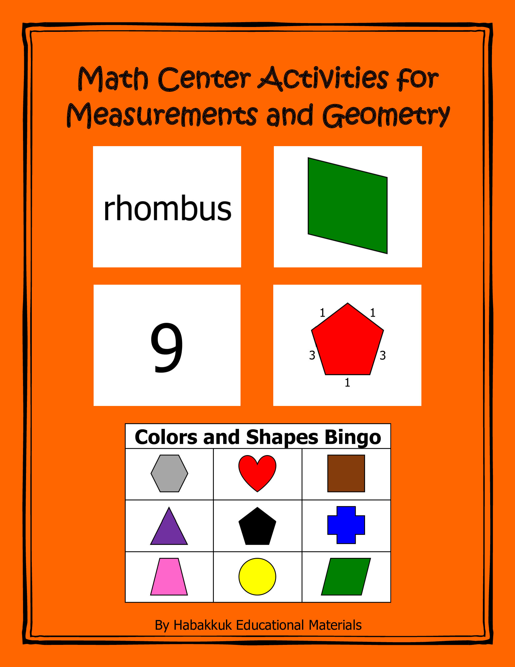 Math Center Activities for Measurements and Geometry