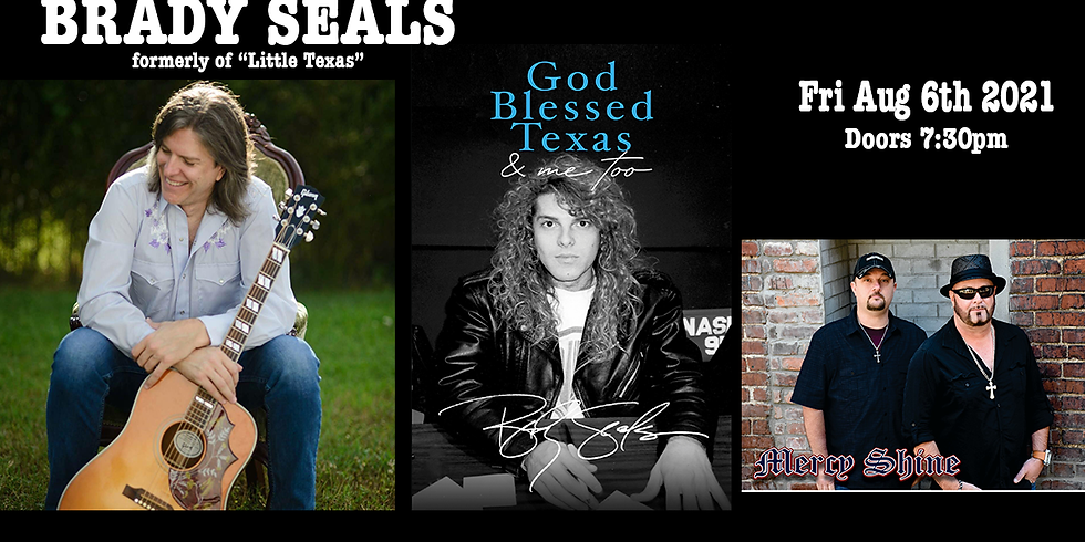 Brady Seals formerly of "Little Texas" & Mercy Shine Tallahassee, FL at The Warrior on the River
