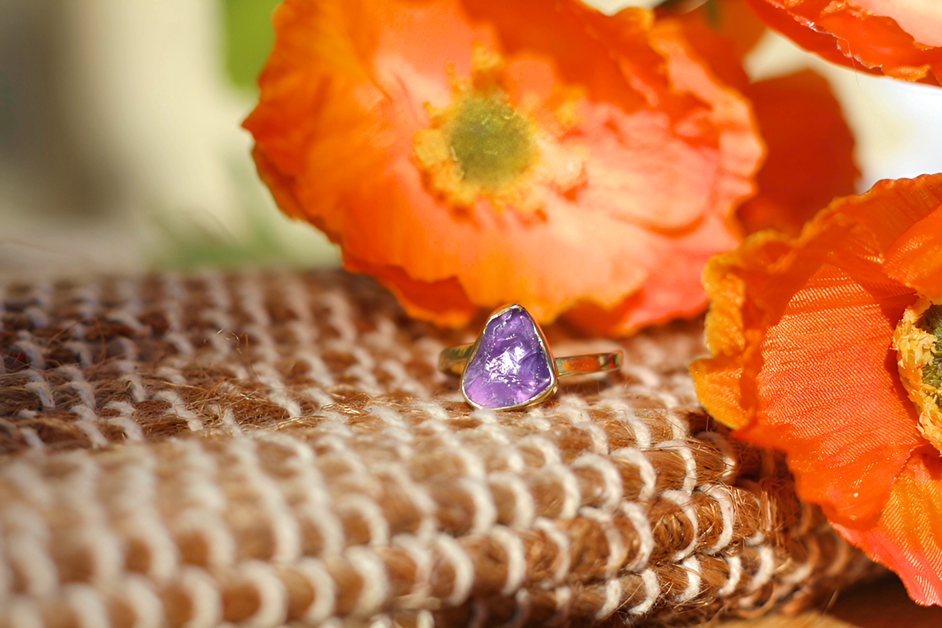 Selene Amethyst Ring