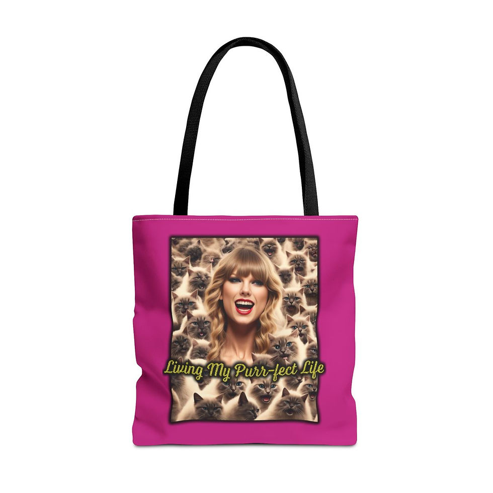 Thumbnail: Living My Purr-Fect Life Bag (Gold)