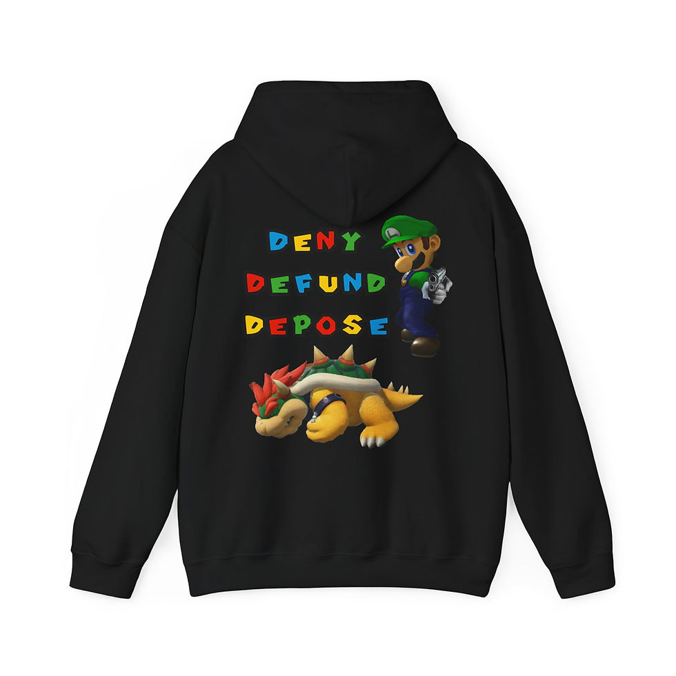 Thumbnail: Deny Defund Depose - Adult Unisex Heavy Blend™ Hooded Sweatshirt