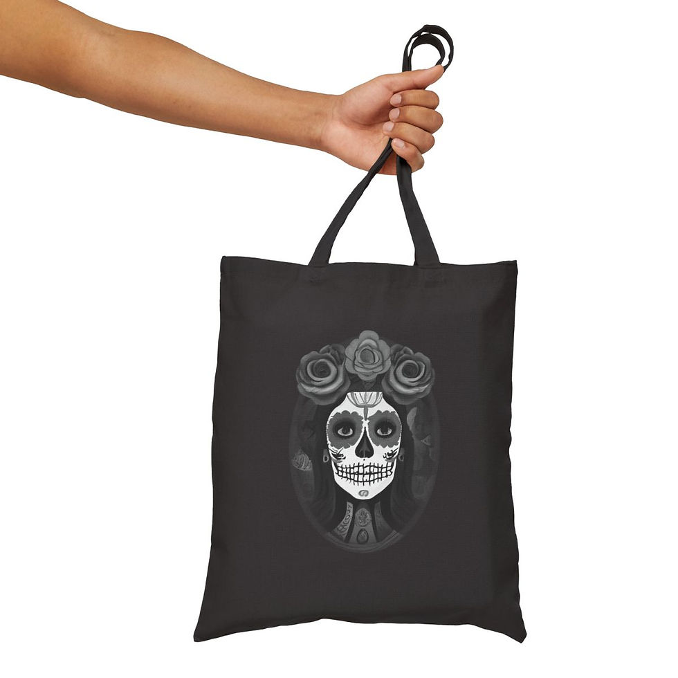 Thumbnail: Living Dead Chika (black and white) (canvas)