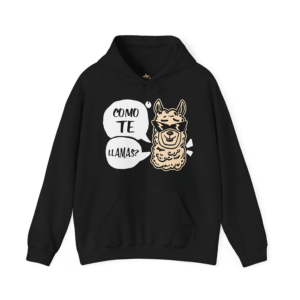 Thumbnail: Como Te Llamas? - Adult Unisex Heavy Blend™ Hooded Sweatshirt