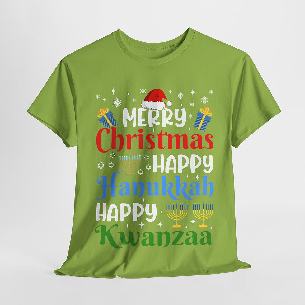 Thumbnail: Merry Christmas, Happy Hanukkah, Happy Kwanza
