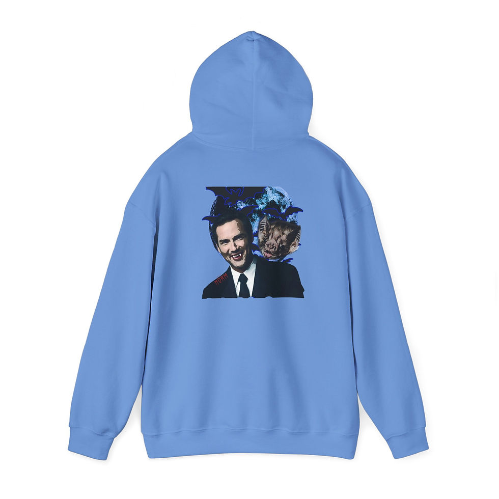 Thumbnail: Colder Than A Vampire's Demeanor - Adult Unisex Heavy Blend™ Hooded Sweatshirt