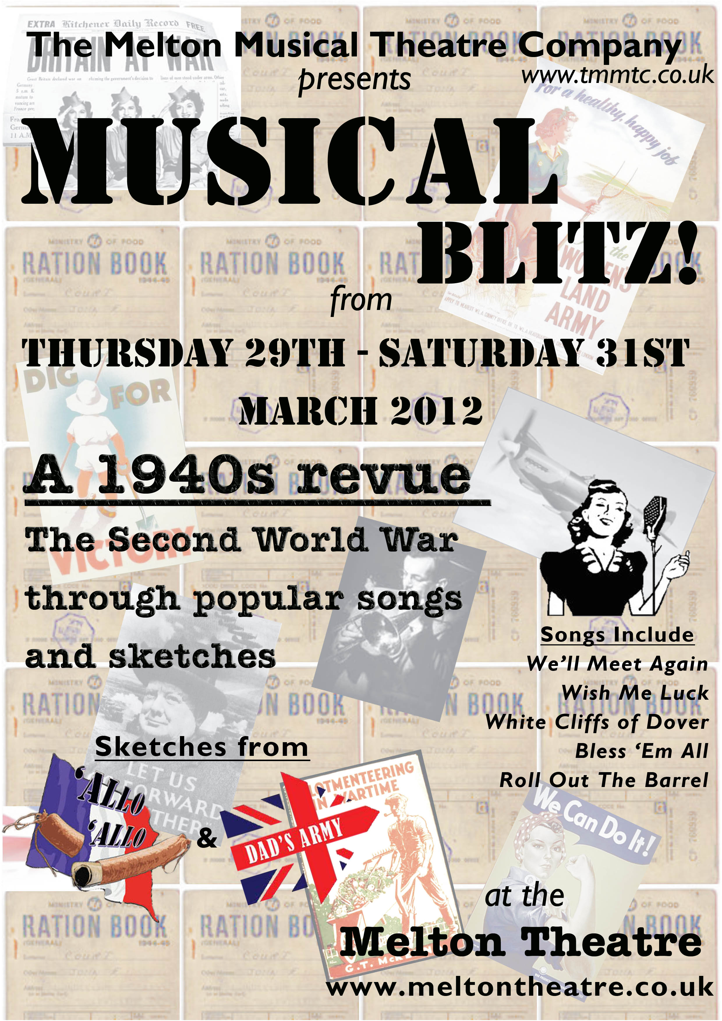 musical blitz poster