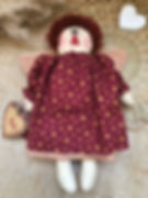 Boneca de Pano Anjinho Annie da Paz