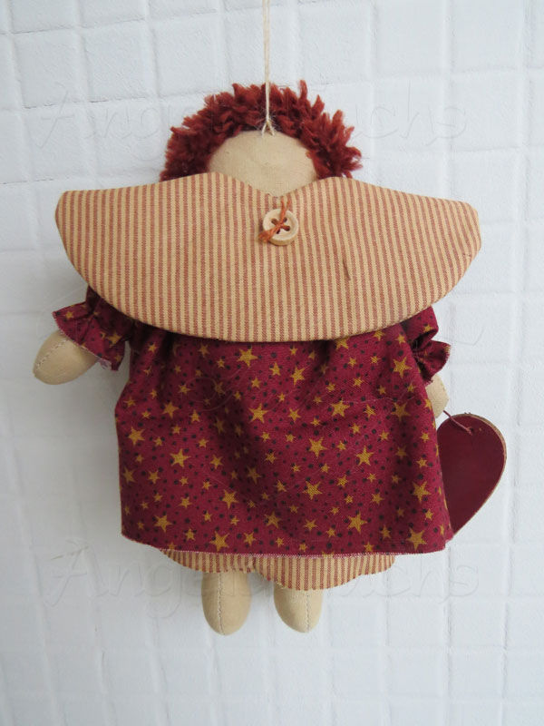 Miniatura: Boneca de Pano Anjinho Annie da Paz