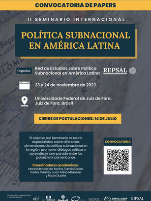Convocatoria Seminario REPSAL 2023