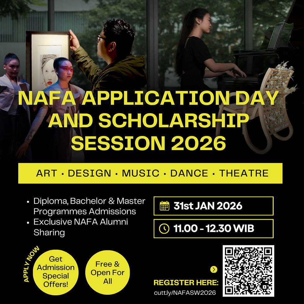 🎨✨ NAFA Application Day & Scholarship Session 2026