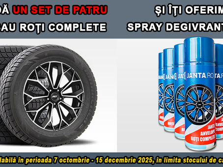 Cumperi un set de patru jante sau roți complete și JANTA.RO te premiază!