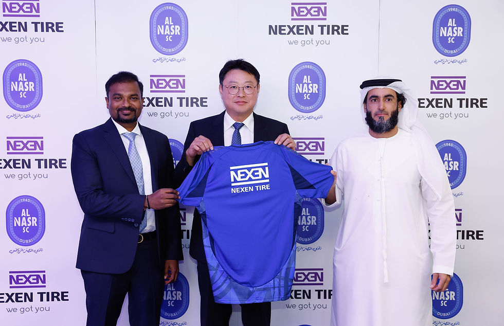 Nexen Tire este sponsor oficial al echipei de fotbal Al-Nasr SC