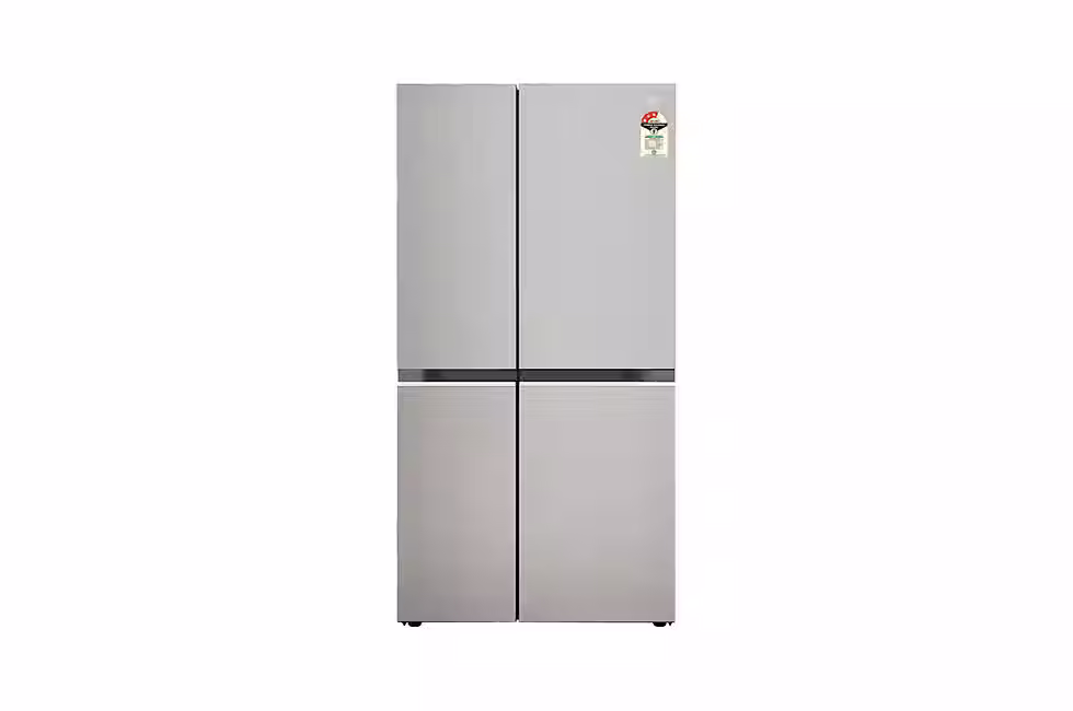 Thumbnail: LG 650L Side-by-Side Refrigerator, Wi-Fi Convertible, DoorCooling+™, Urban Steel