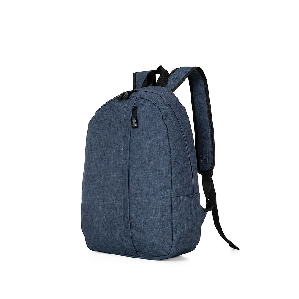 Mochila de poliéster com compartimento para notebook até 14 polegadas