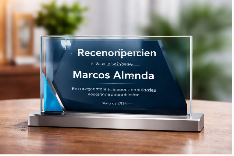 placa de homenagem