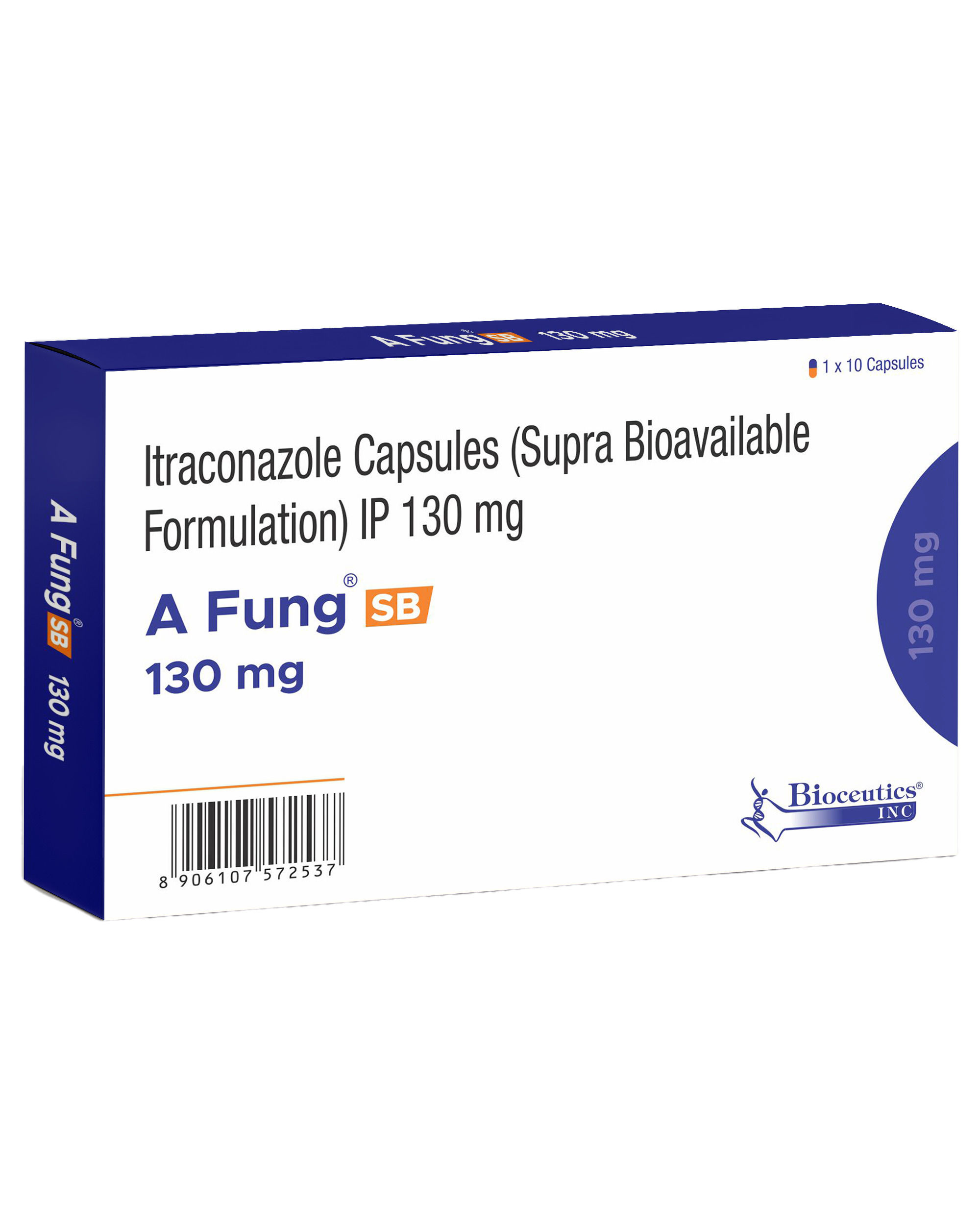 A FUNG SB - 130 Itraconazole 130mg capsule box