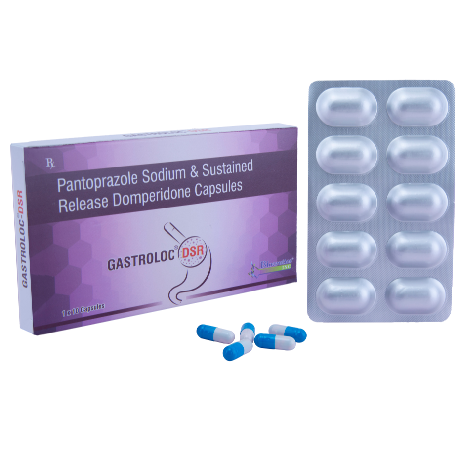 GASTROLOC-DSR Pantoprazole and Domperidone capsules