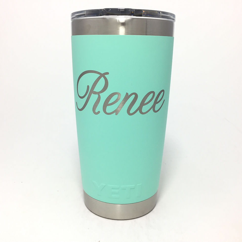 Thumbnail: Custom Name Engraved YETI Rambler Tumbler
