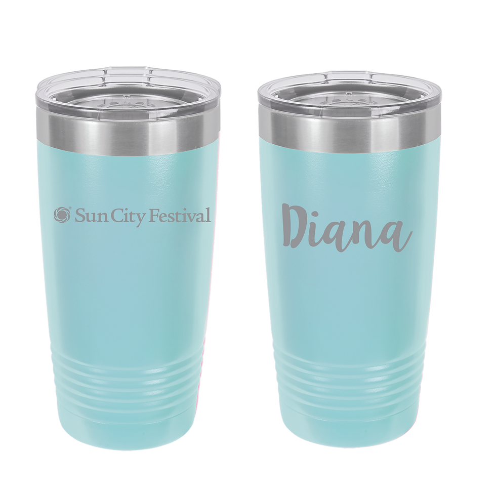 Thumbnail: 20 oz Tumbler w/SCF Logo and Custom Name