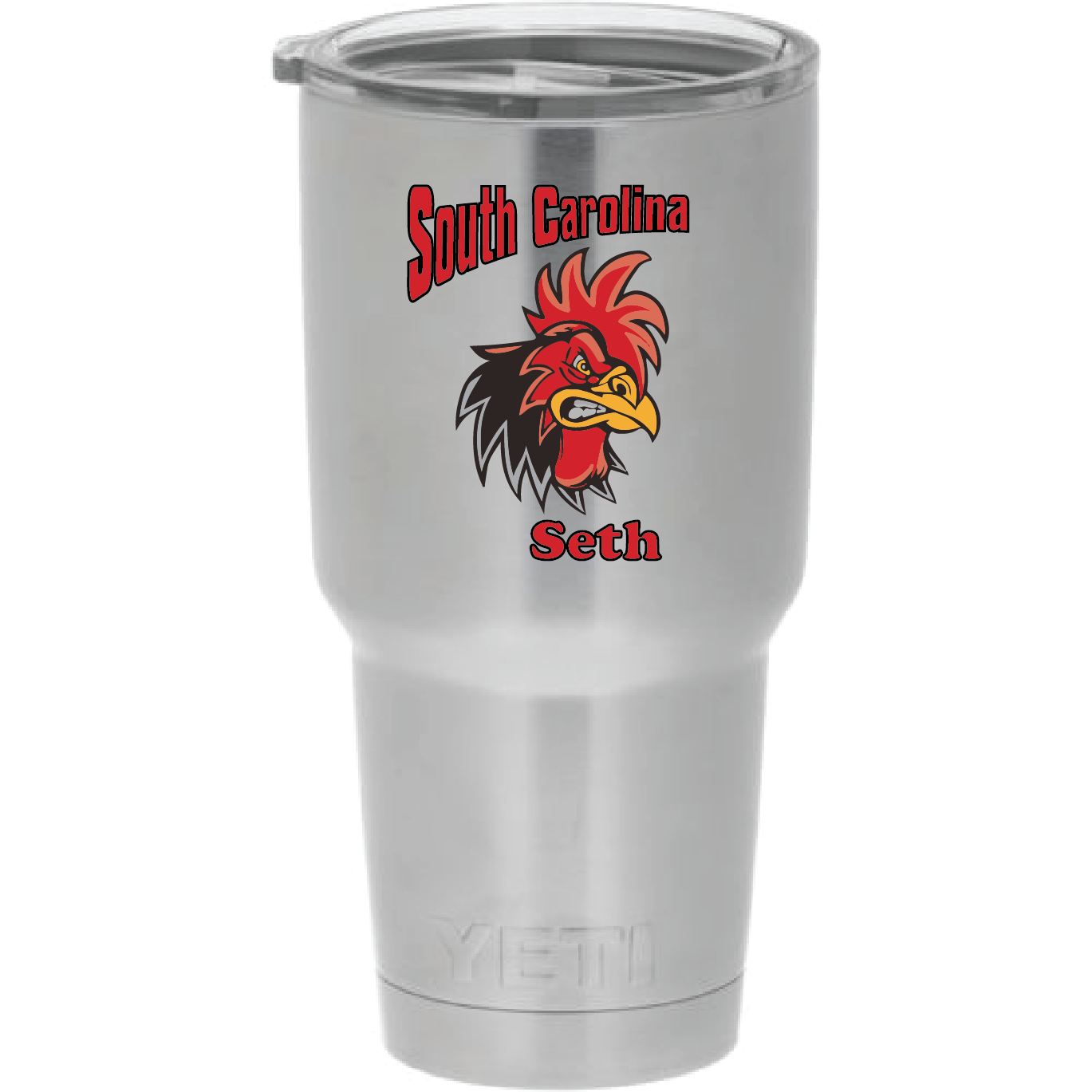 FULL COLOR South Carolina Personalized YETI Rambler Drinkware