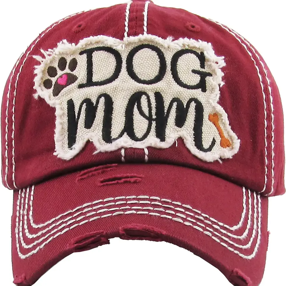 Thumbnail: Dog Mom Washed Vintage Ballcap