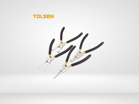 Kit 4 pinzas seeger marca Tolsen