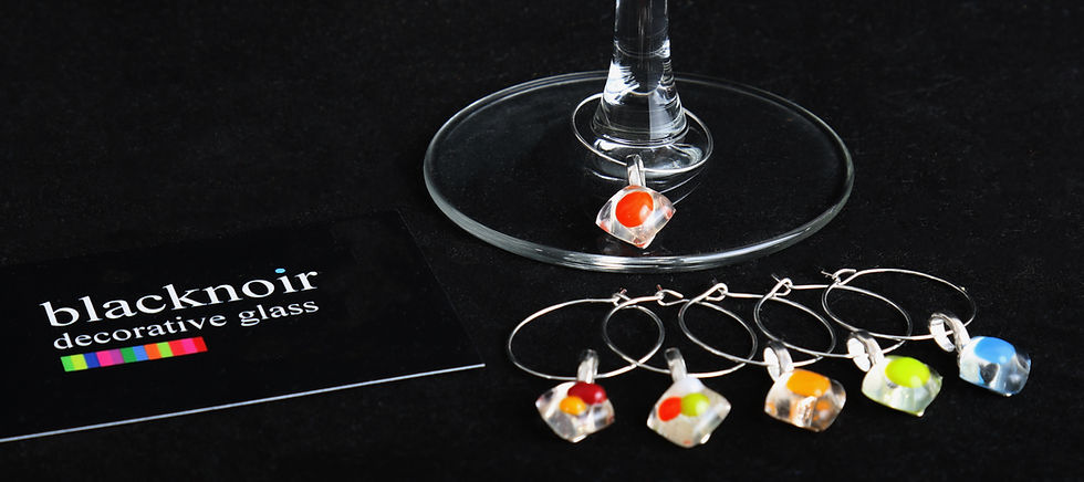 Wine Glass Charms Front View
